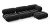 Bellini Sectional - Black Velvet - Image 3