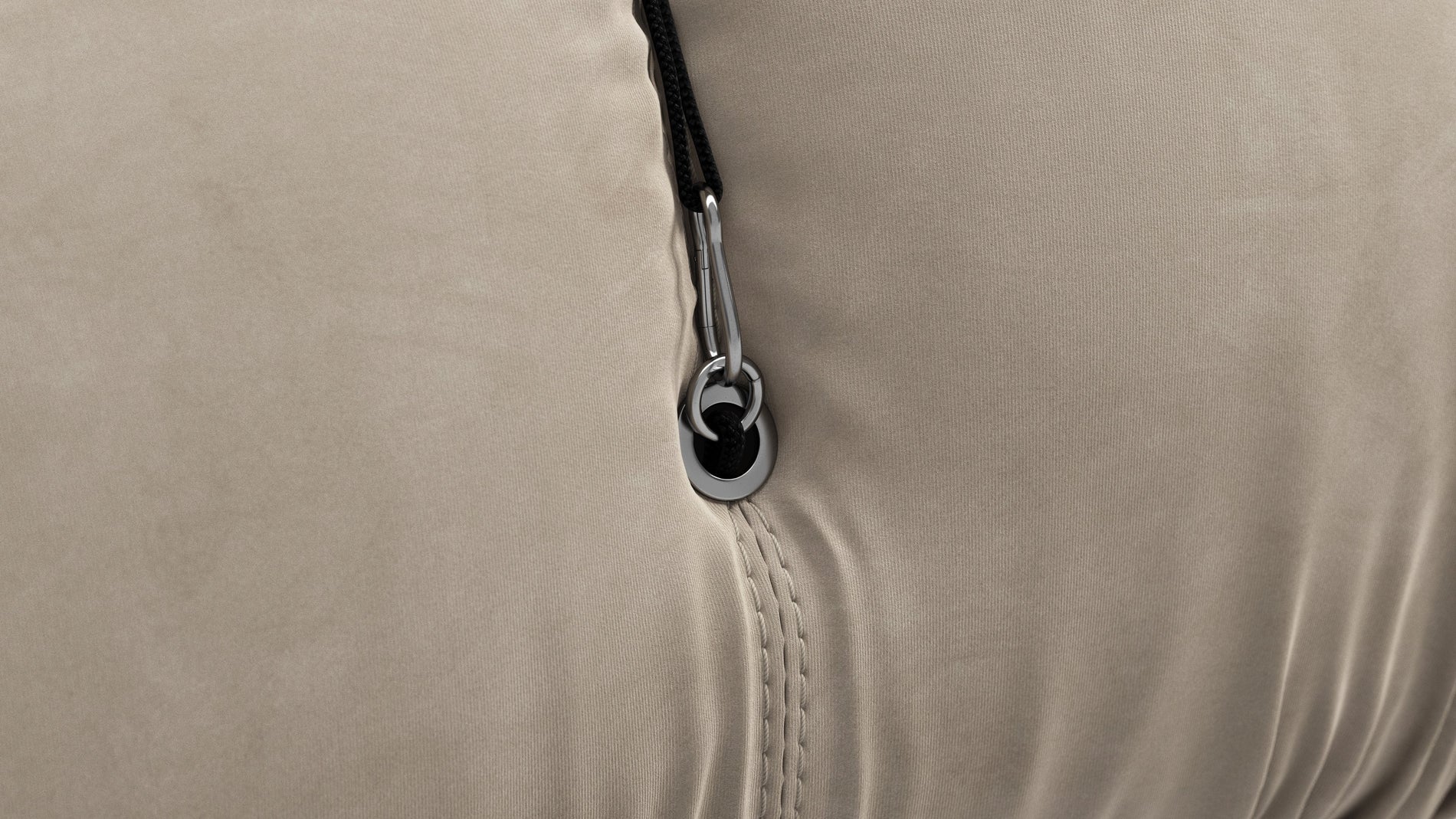 Bellini SectionalGreige Velvet