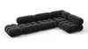Bellini Sectional - Black Velvet - Image 3