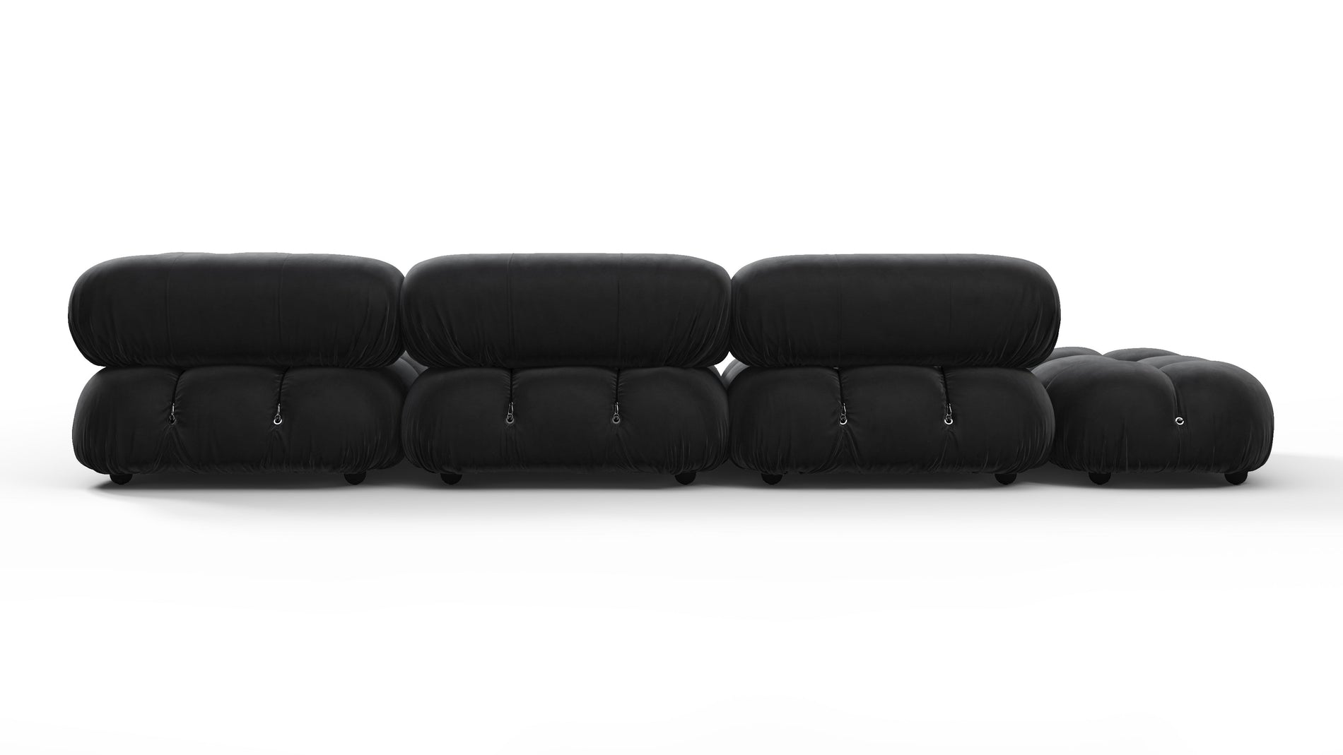 Bellini SectionalBlack Velvet