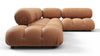 Bellini Sectional - Tan Vegan Leather - Image 4