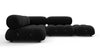 Bellini Sectional - Black Boucle - Image 1