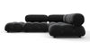 Bellini Sectional - Black Velvet - Image 1