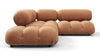 Bellini Sectional - Tan Vegan Leather - Image 4