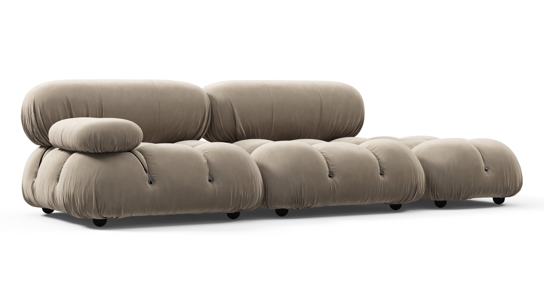 Bellini SofaGreige Velvet