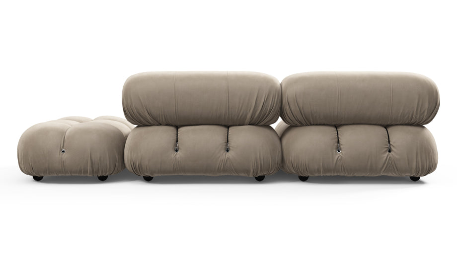 Divano BelliniGreige Velvet