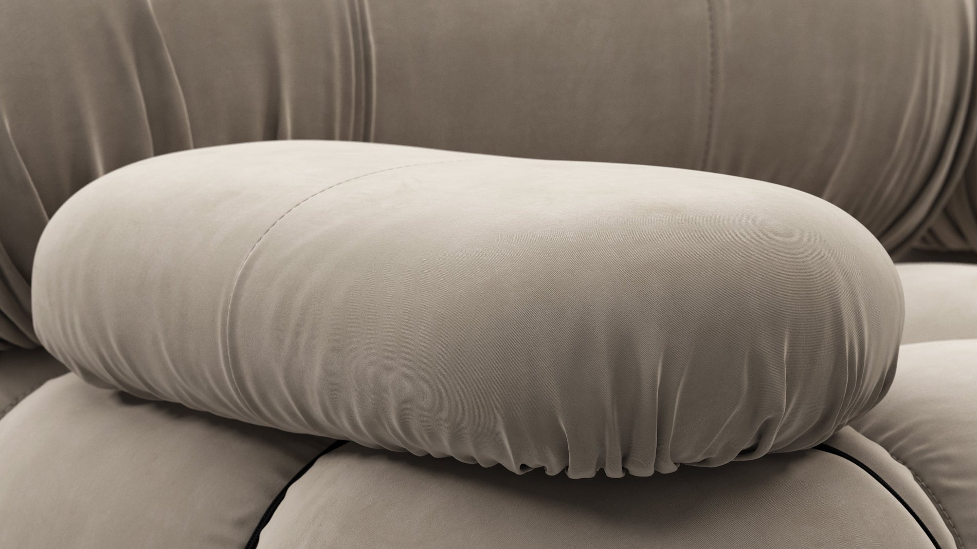 Bellini SofaGreige Velvet