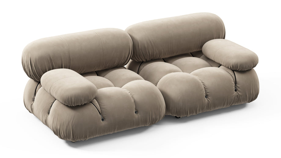 Bellini SoffaGreige Velvet