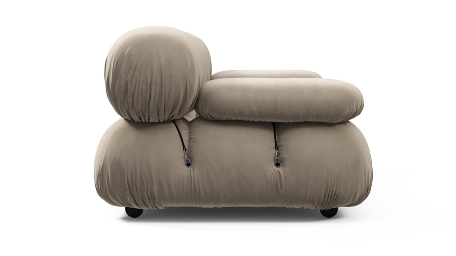 Bellini SoffaGreige Velvet