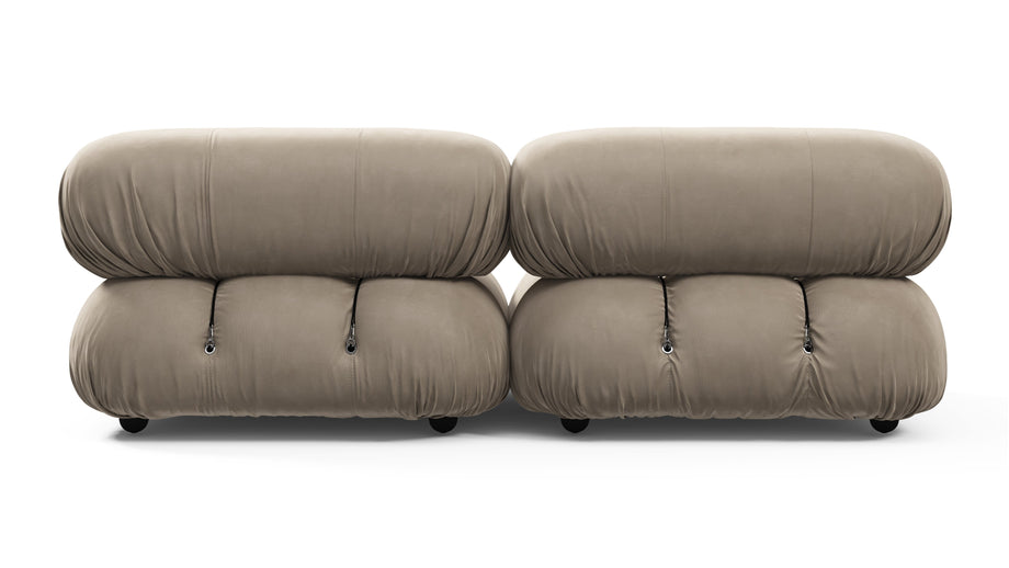 Bellini SoffaGreige Velvet
