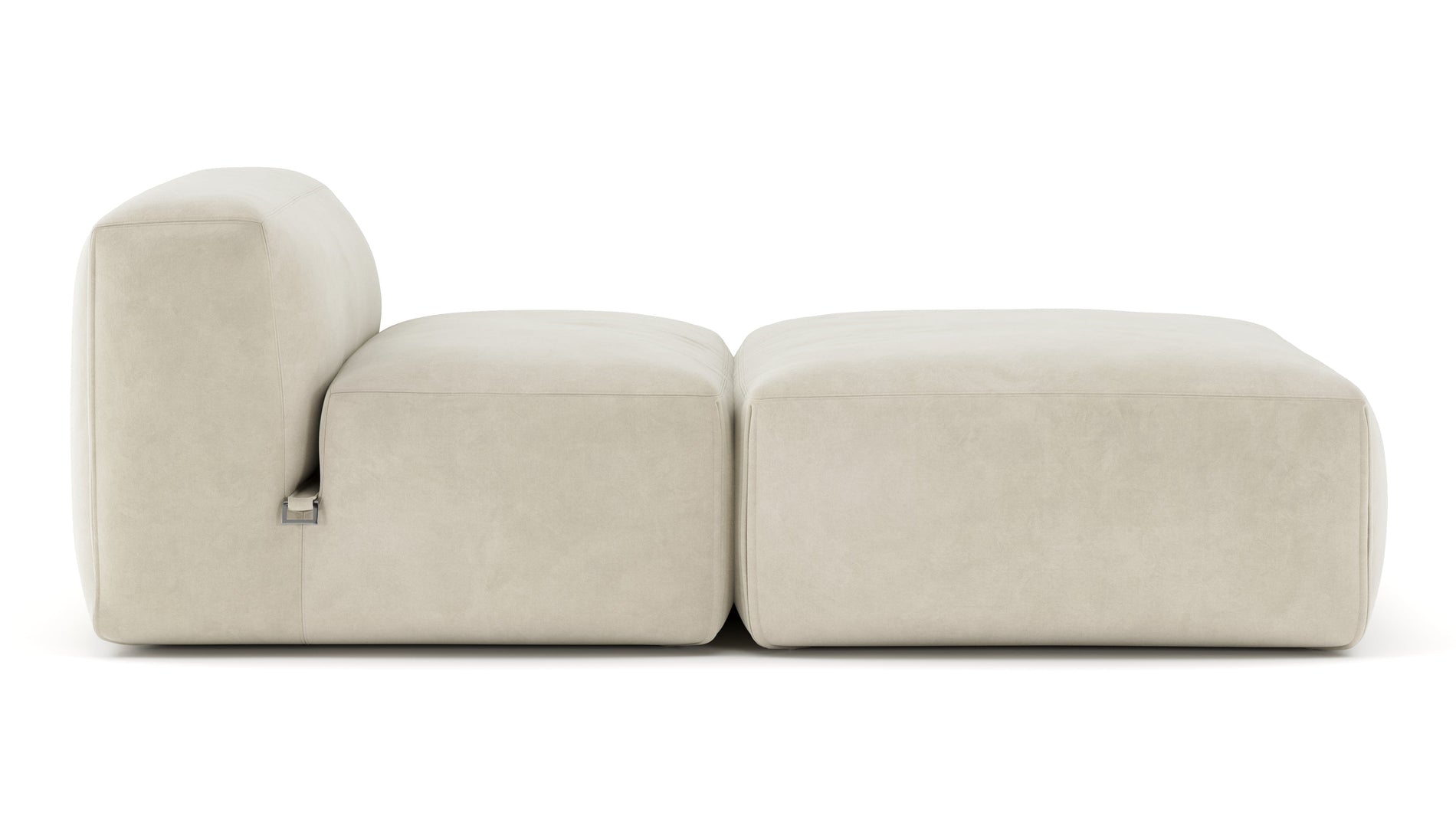 Le MuraEggshell Vegan Suede