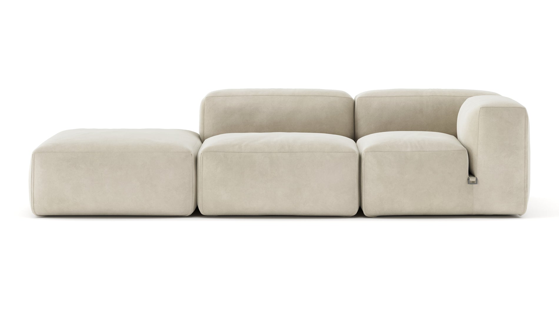 Le MuraEggshell Vegan Suede
