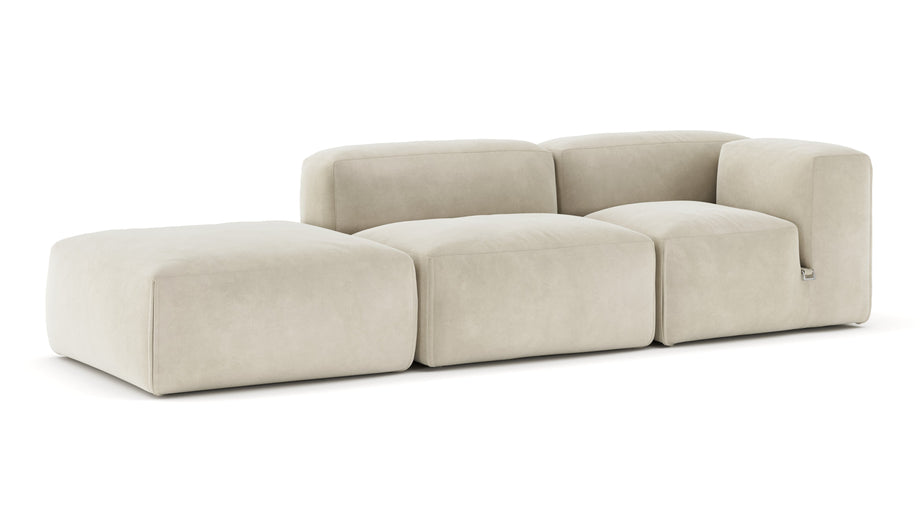 Le MuraEggshell Vegan Suede