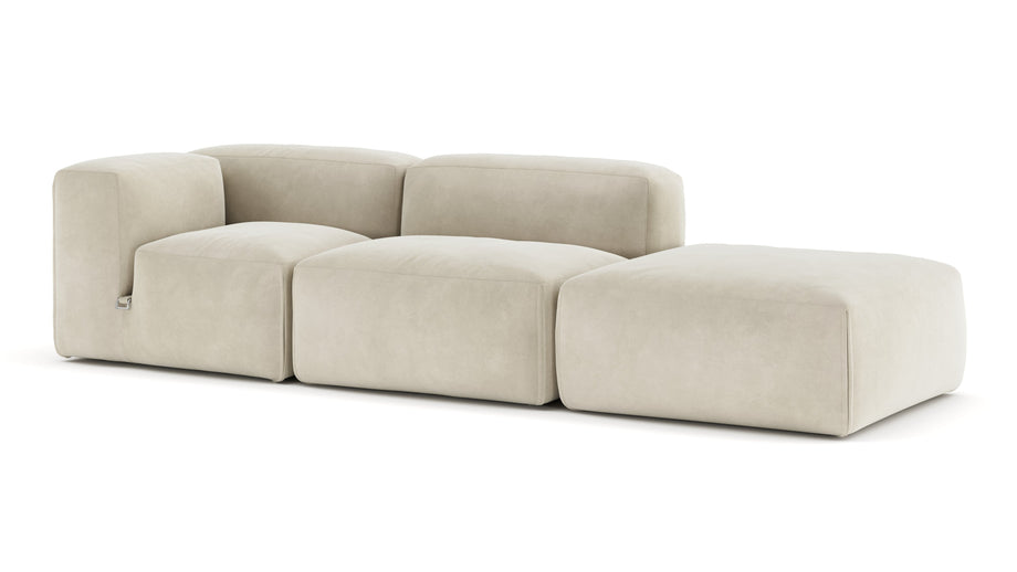 Le MuraEggshell Vegan Suede