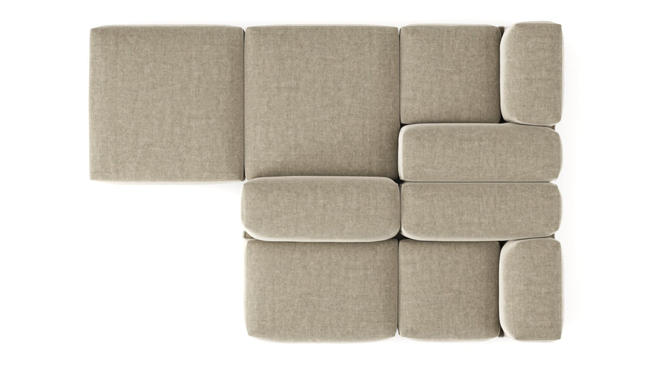 Le MuraBeige Gray Chenille
