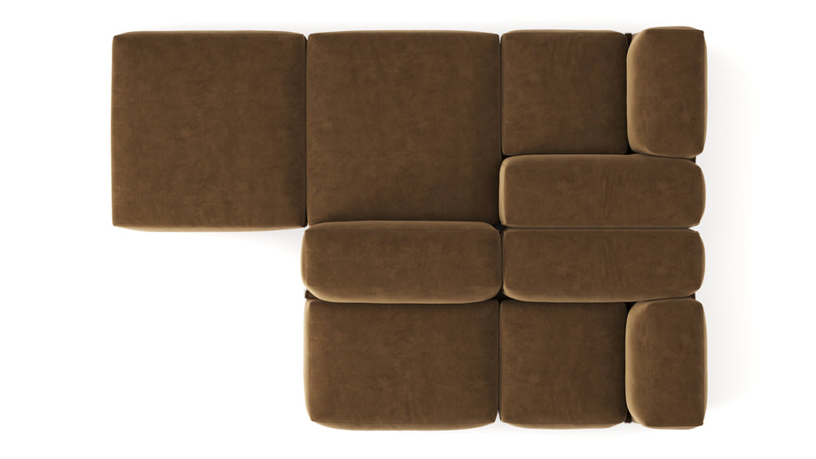 Le MuraBrown Vegan Suede