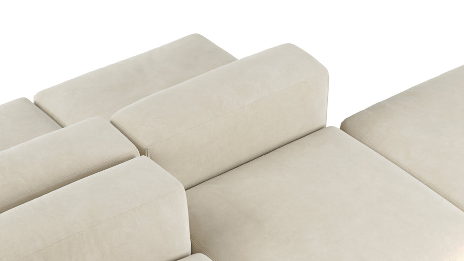 Le MuraEggshell Vegan Suede