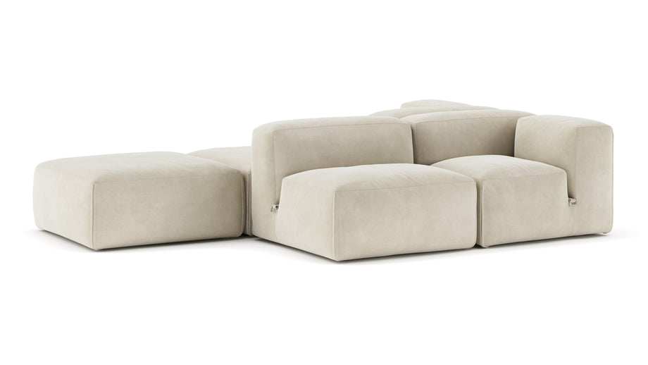 Le MuraEggshell Vegan Suede