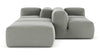 Le Mura - Soft Gray Brushed Weave - Image 3