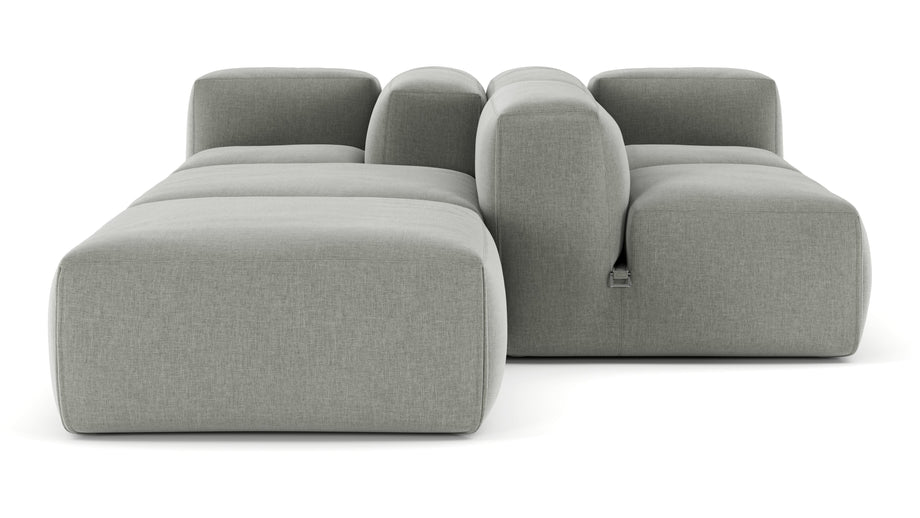Le MuraSoft Gray Brushed Weave