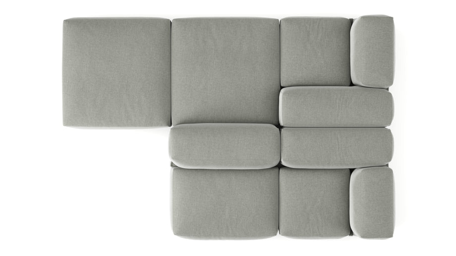 Le MuraSoft Gray Brushed Weave