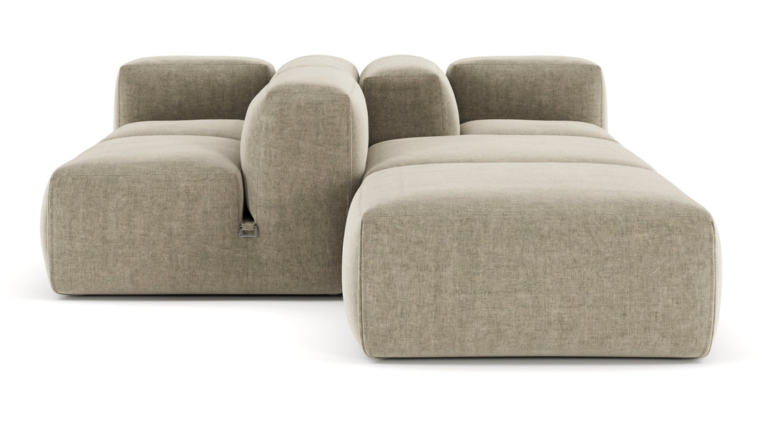 Le MuraBeige Gray Chenille