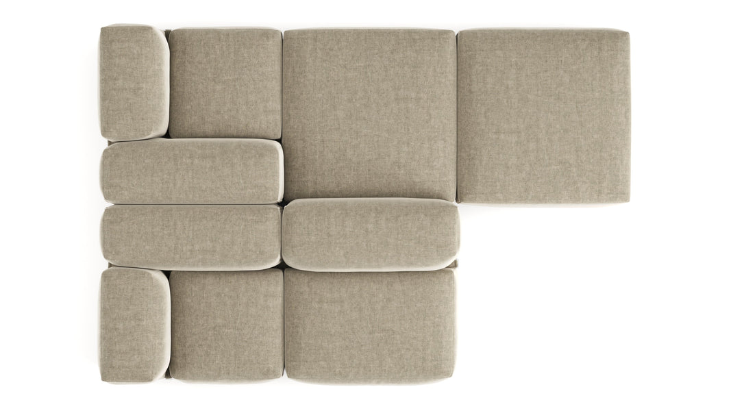 Le MuraBeige Gray Chenille