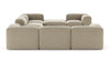 Le Mura - Beige Gray Chenille - Image 3