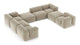 Le Mura - Beige Gray Chenille - Image 5
