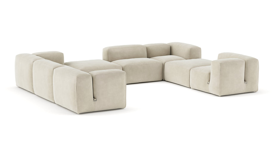 Le MuraEggshell Vegan Suede