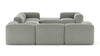 Le Mura - Soft Gray Brushed Weave - Image 3