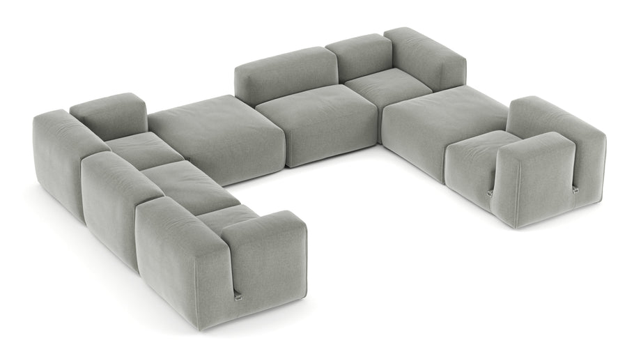 Le MuraSoft Gray Brushed Weave