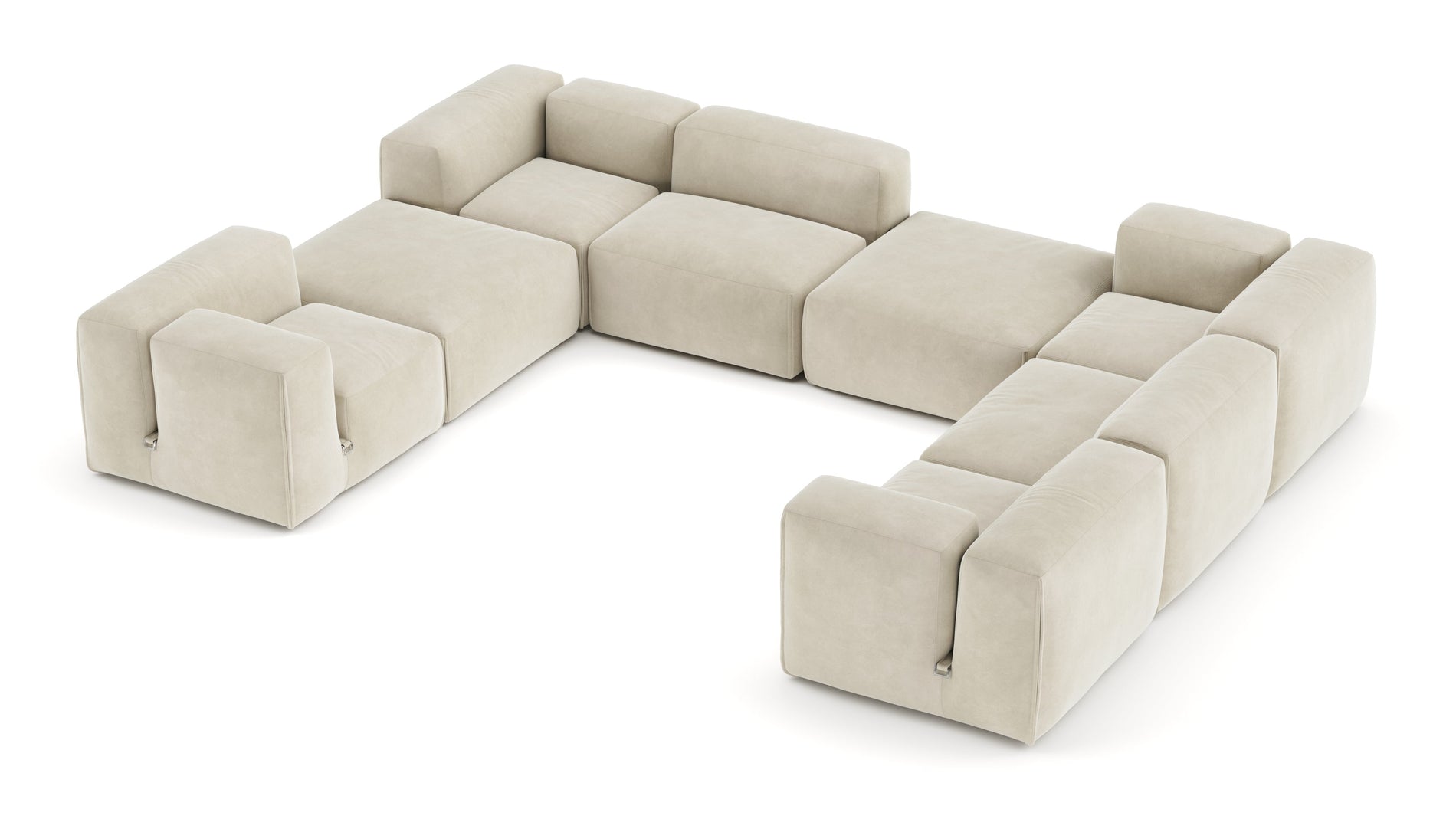 Le MuraEggshell Vegan Suede