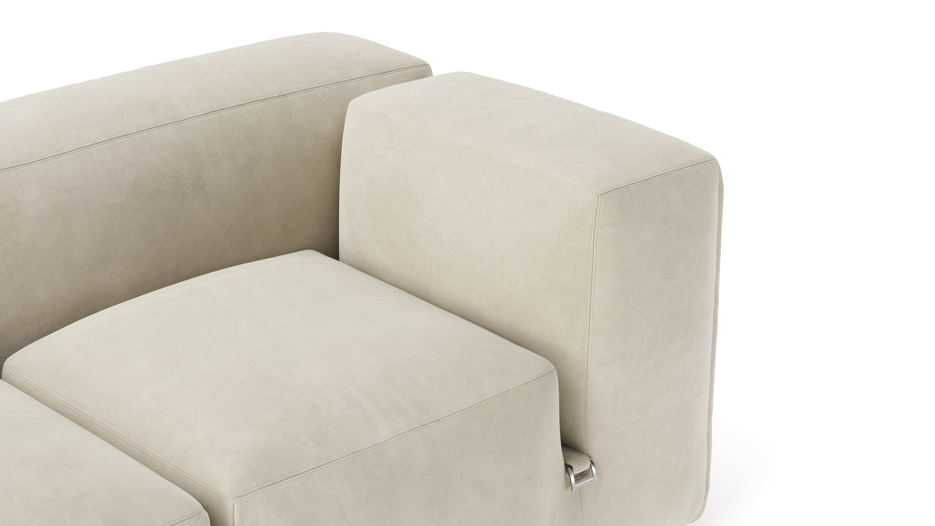 Le MuraEggshell Vegan Suede