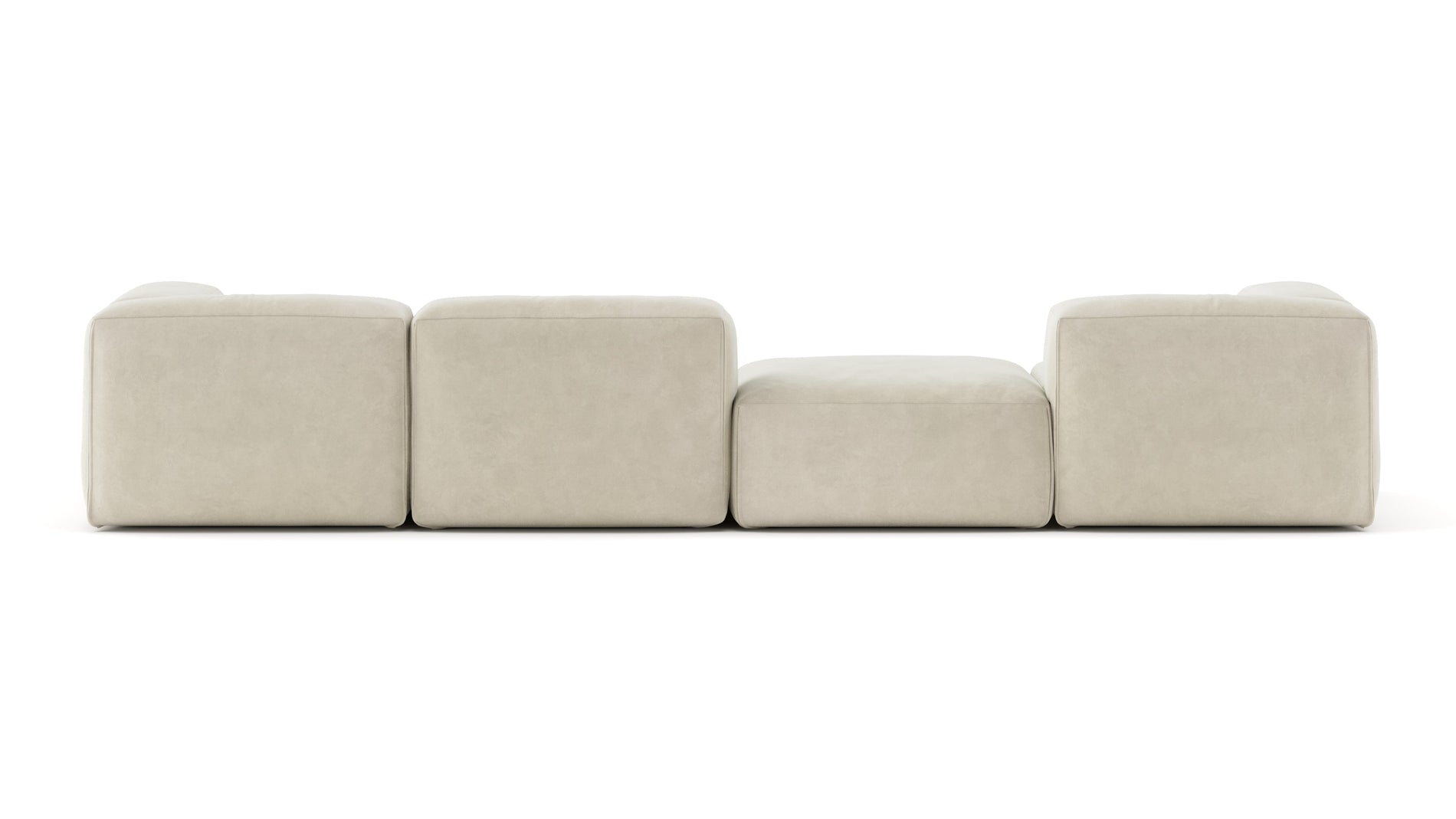 Le MuraEggshell Vegan Suede