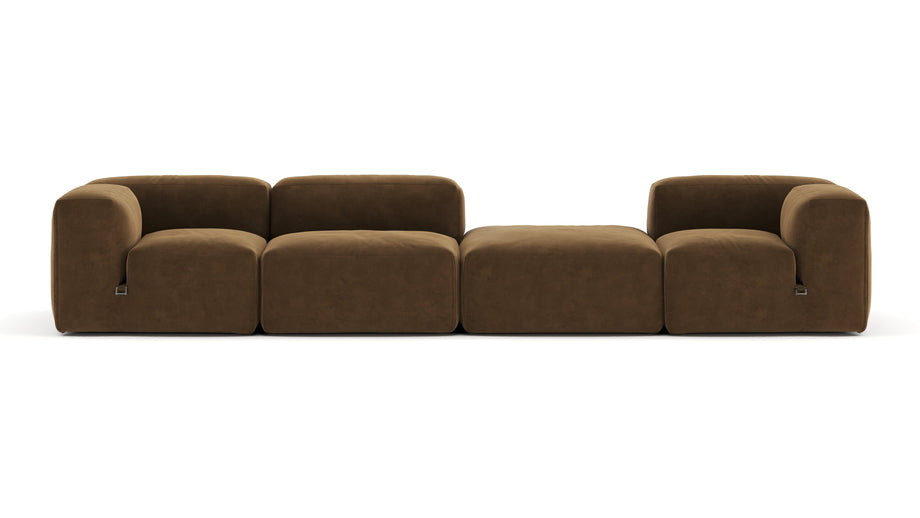 Le MuraBrown Vegan Suede