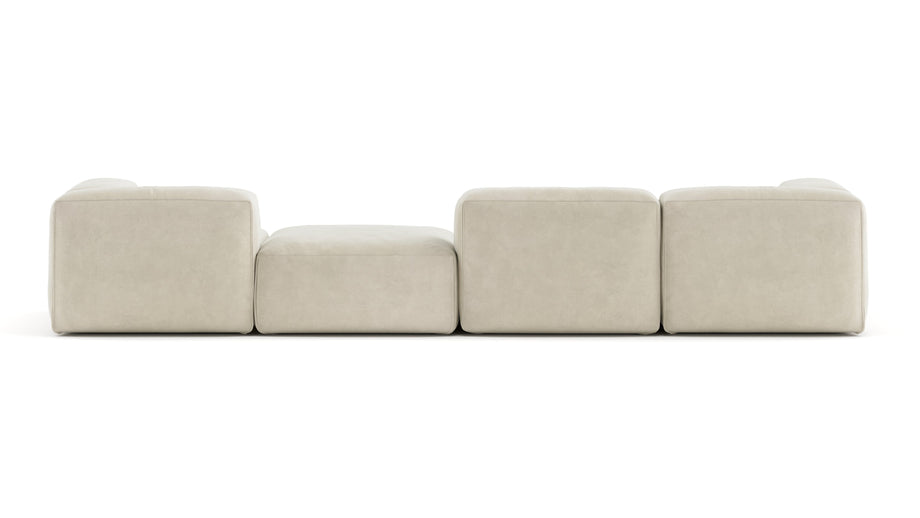 Le MuraEggshell Vegan Suede