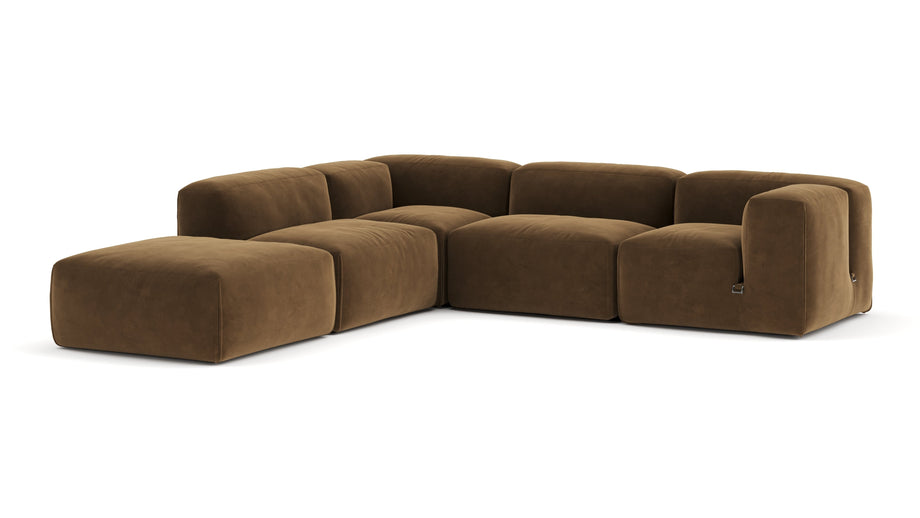 Le MuraBrown Vegan Suede