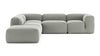 Le Mura - Soft Gray Brushed Weave - Image 1