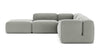 Le Mura - Soft Gray Brushed Weave - Image 3