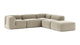 Le Mura - Beige Gray Chenille - Image 2