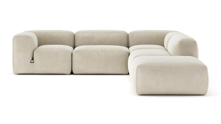 Le MuraEggshell Vegan Suede