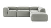 Le Mura - Soft Gray Brushed Weave - Image 1