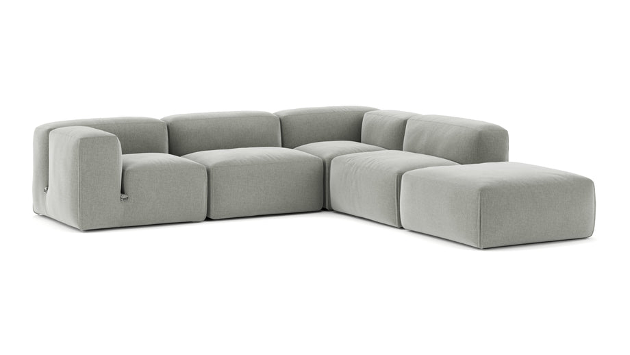 Le MuraSoft Gray Brushed Weave