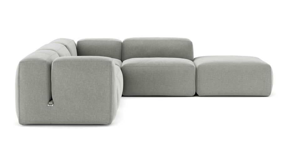 Le MuraSoft Gray Brushed Weave