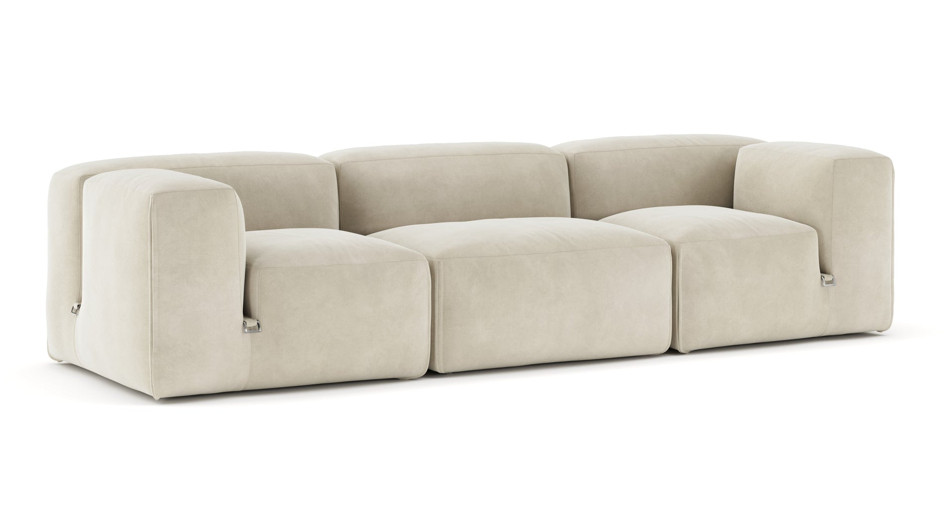 Le MuraEggshell Vegan Suede