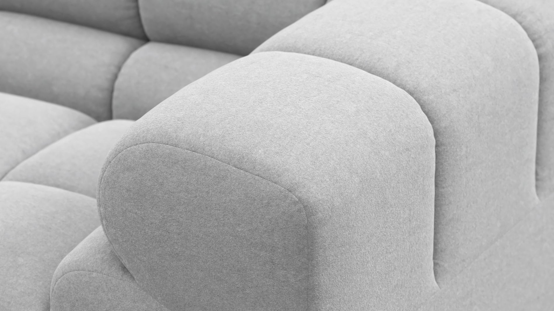 TuftyLight Gray Wool