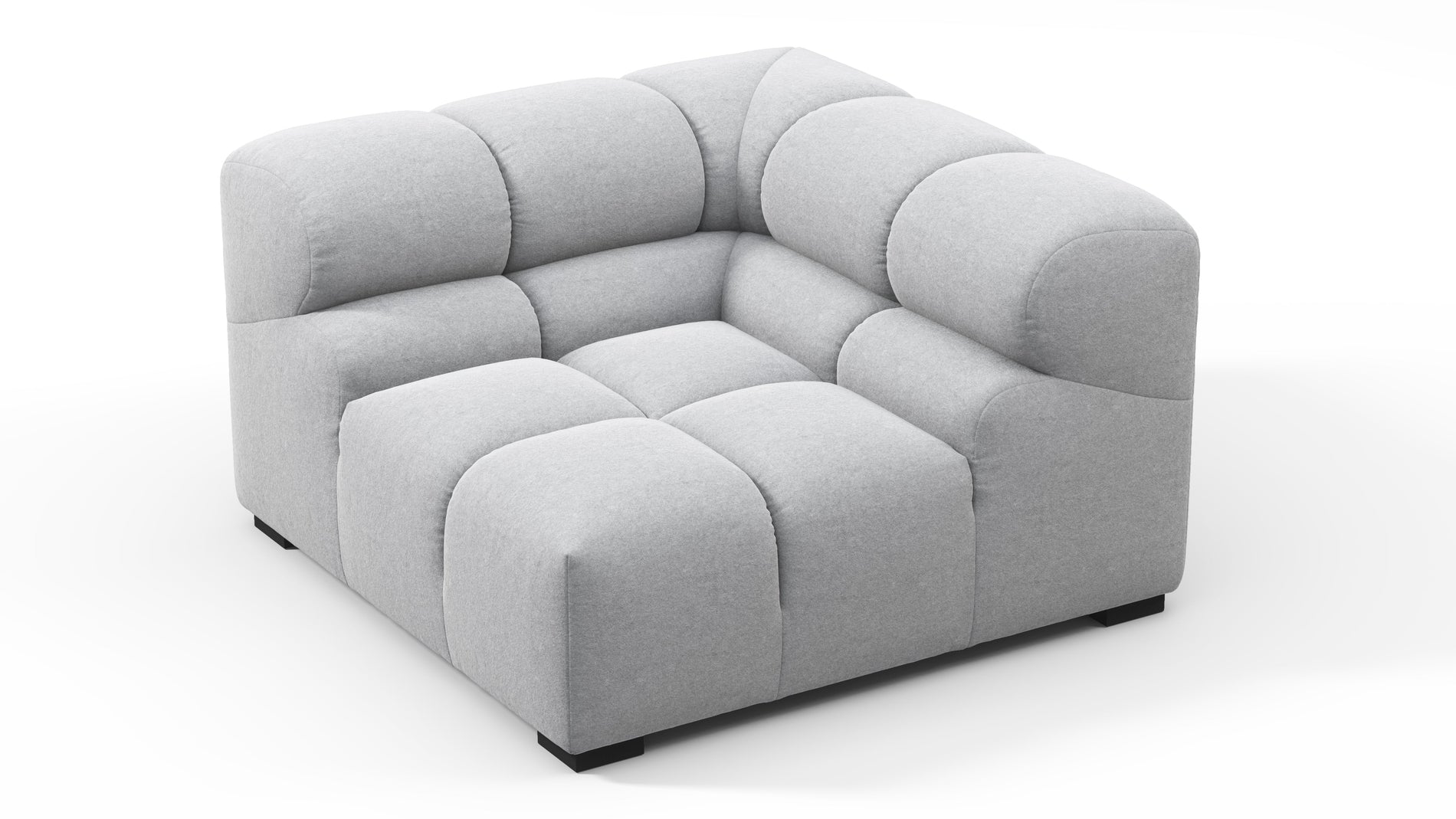 TuftyLight Gray Wool
