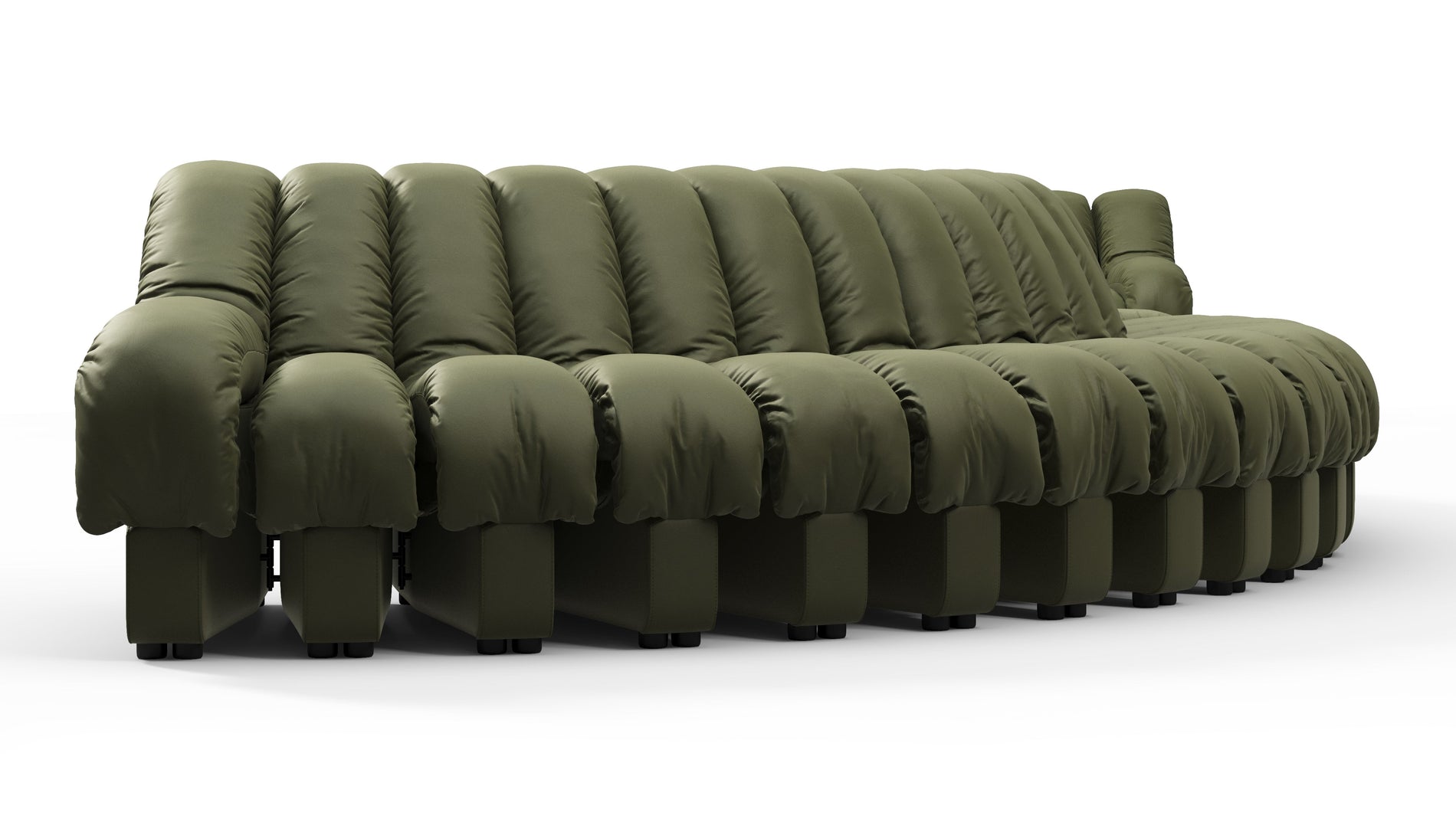 DS 600Deep Olive Vegan Leather