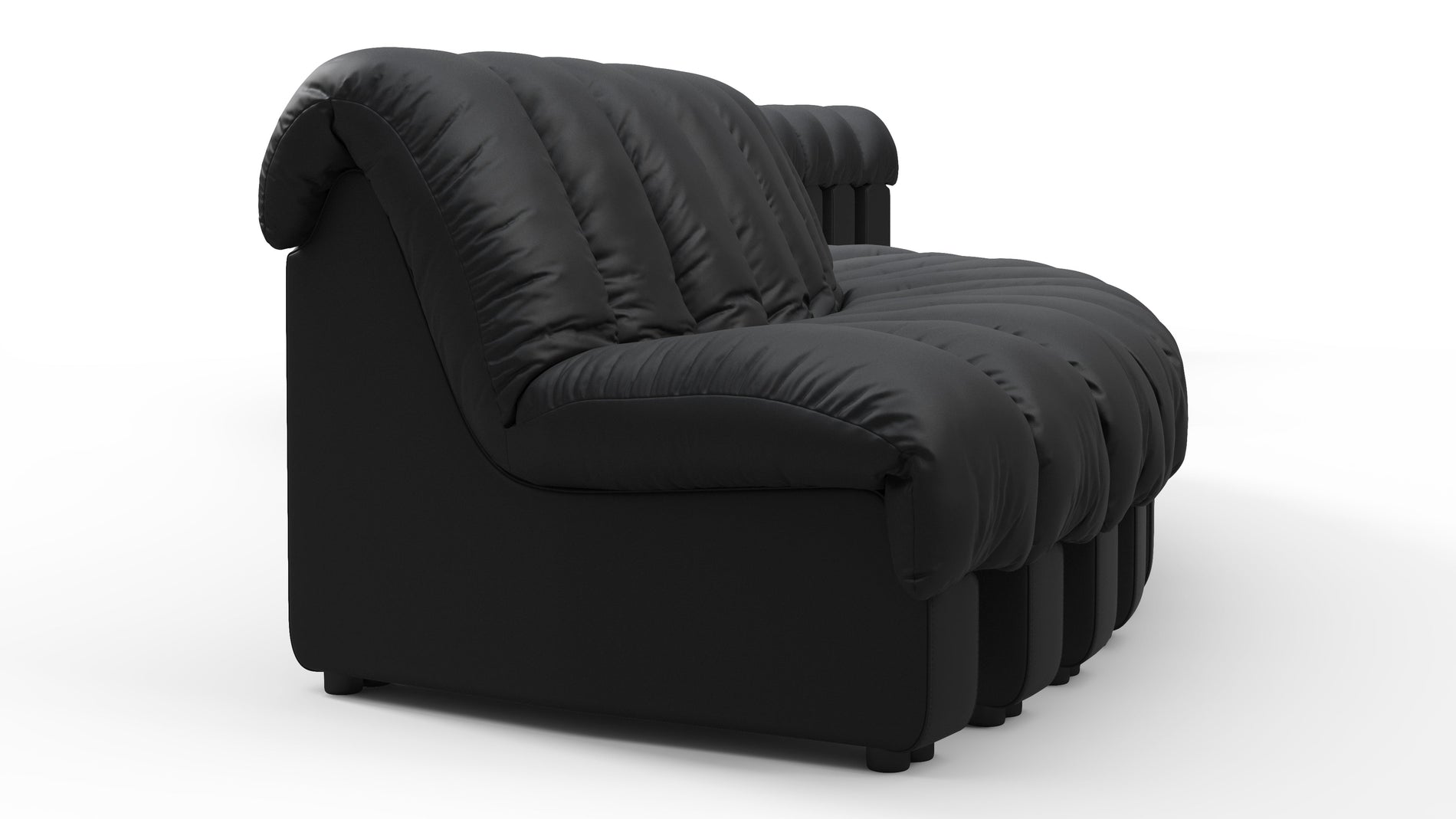 DS 600Black Vegan Leather